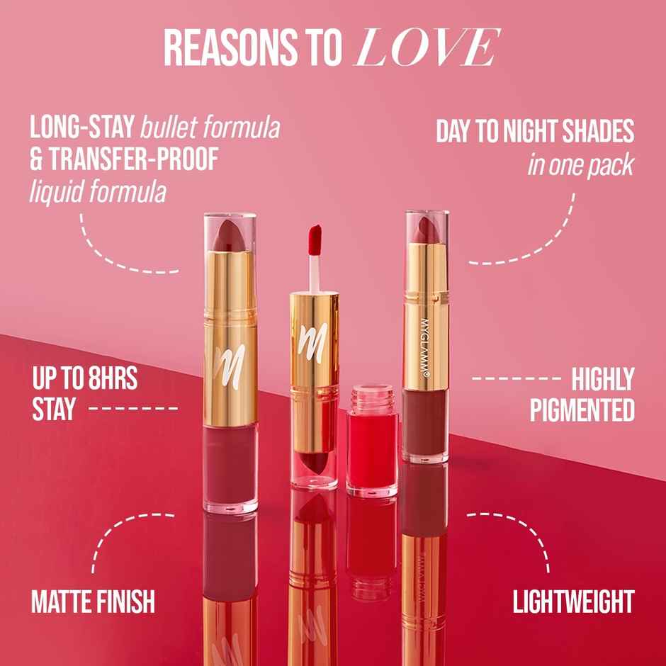 Myglamm Super Duo Lipstick - Spicy Nude