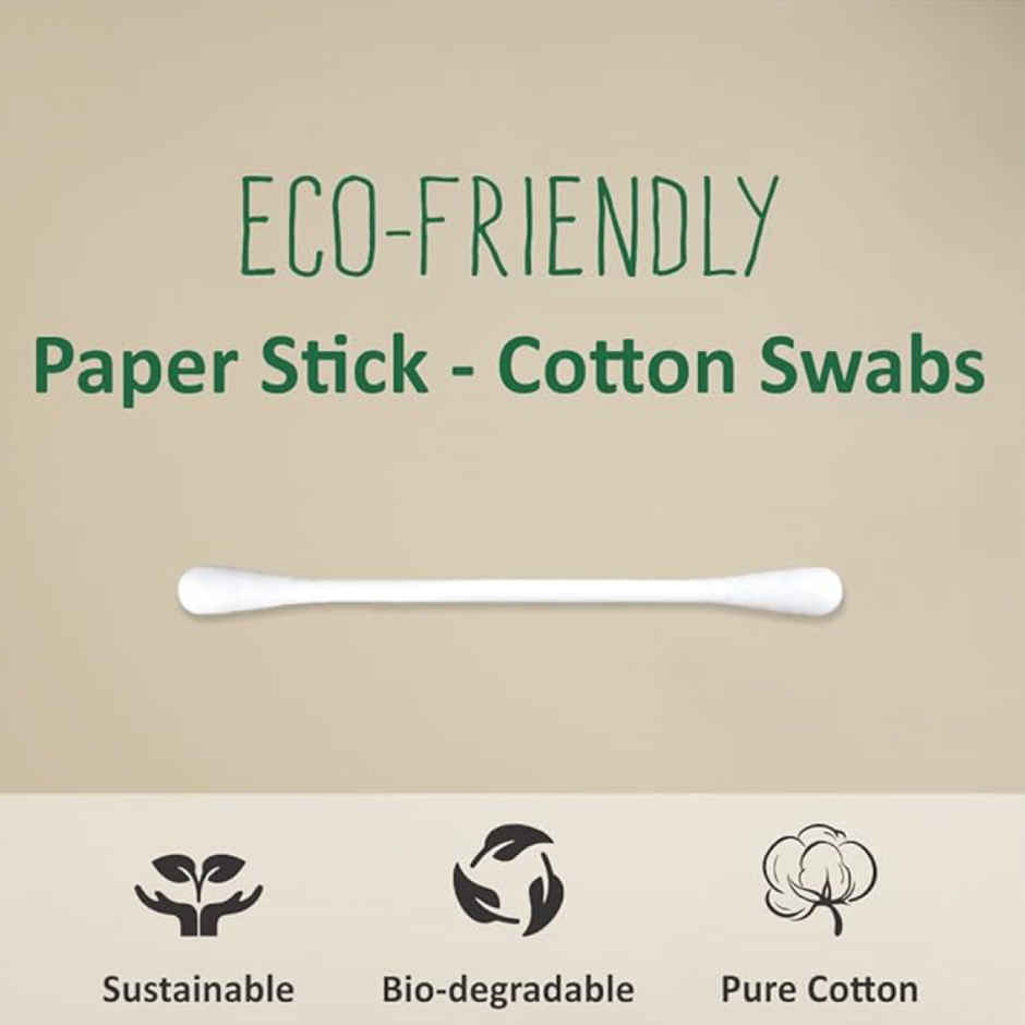 Tulips Paper Stick Cotton Buds Zipper Bag Combo