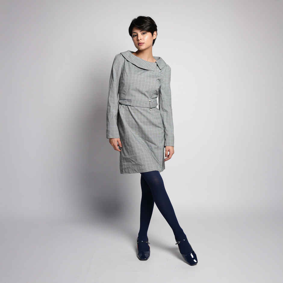 Theater RIbbed Stockings | Navy - Free Size