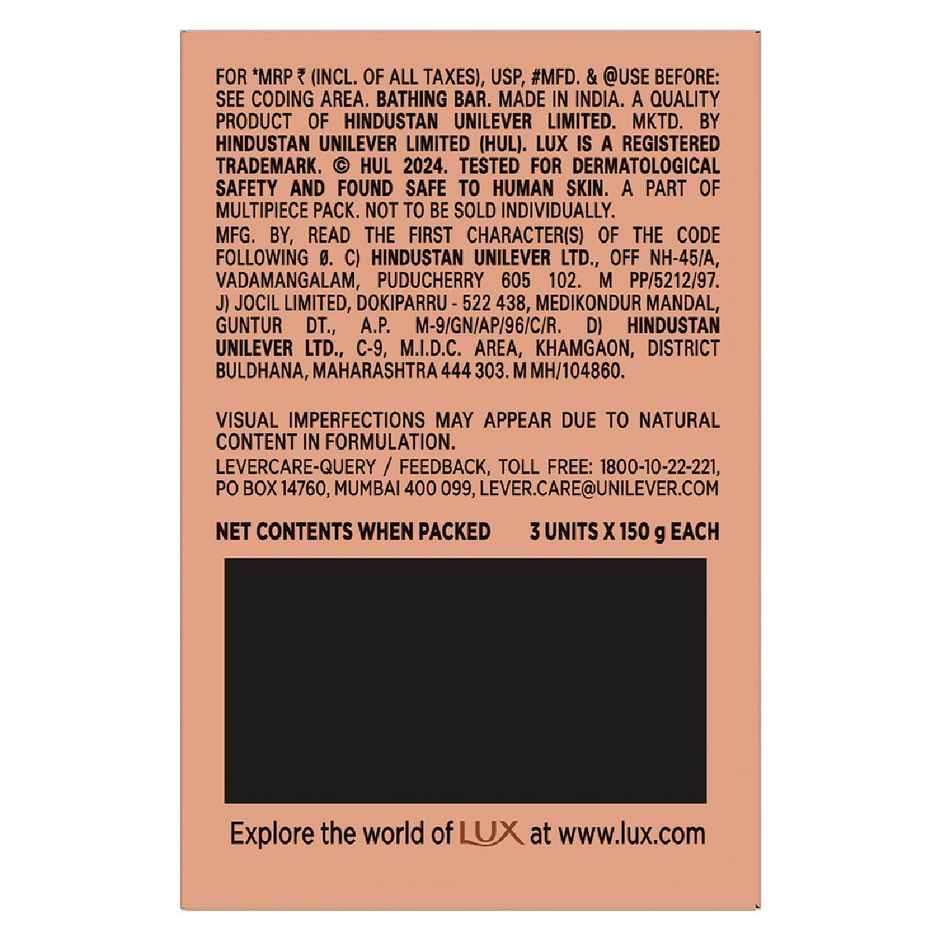 LUX Sandalwood with Vitamin C Bath Soap for Clear Skin