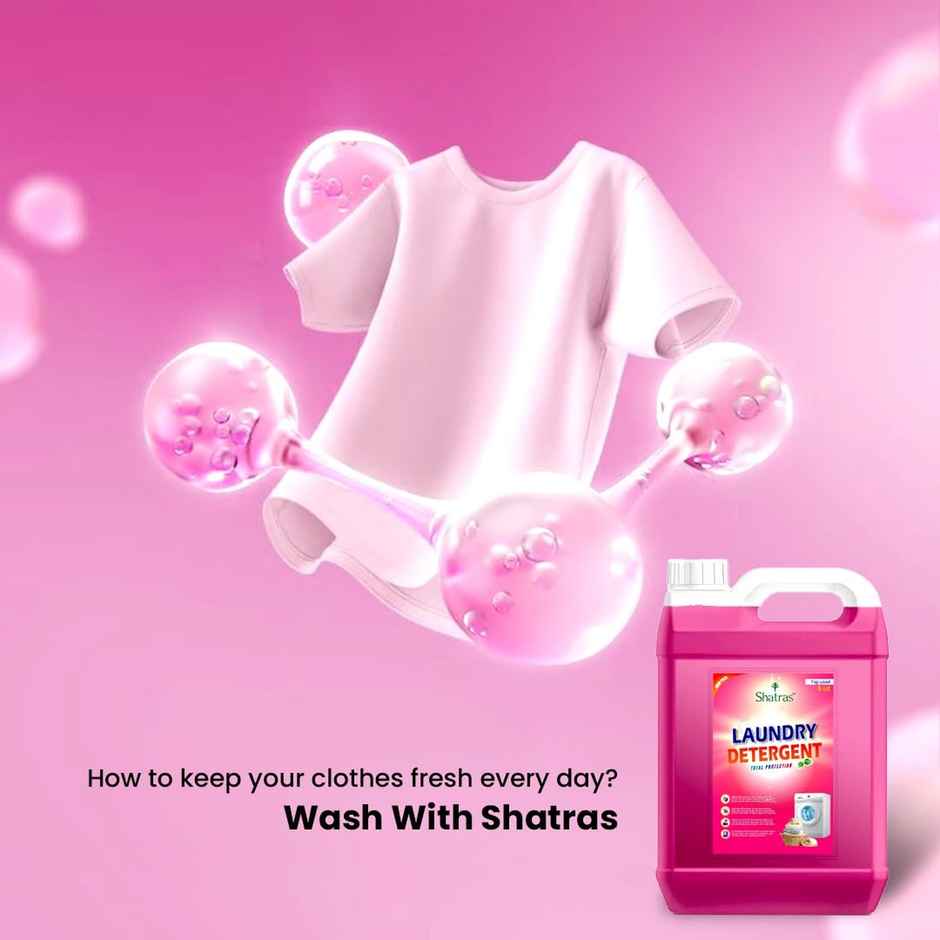 Shatras Lavender & Pink Lily Hypoallergenic Laundry Detergent Liquid