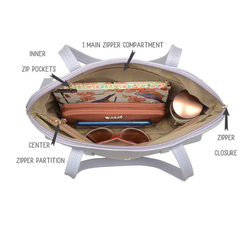 Baggit Women's Hurried Shoulder Bag | Iris Flower