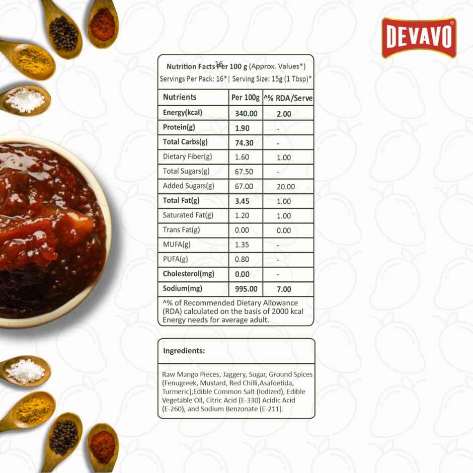 Devavo Sweet Mango Pickle