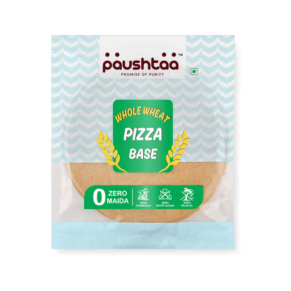 Paushtaa Whole Wheat Thin Crust Pizza Base