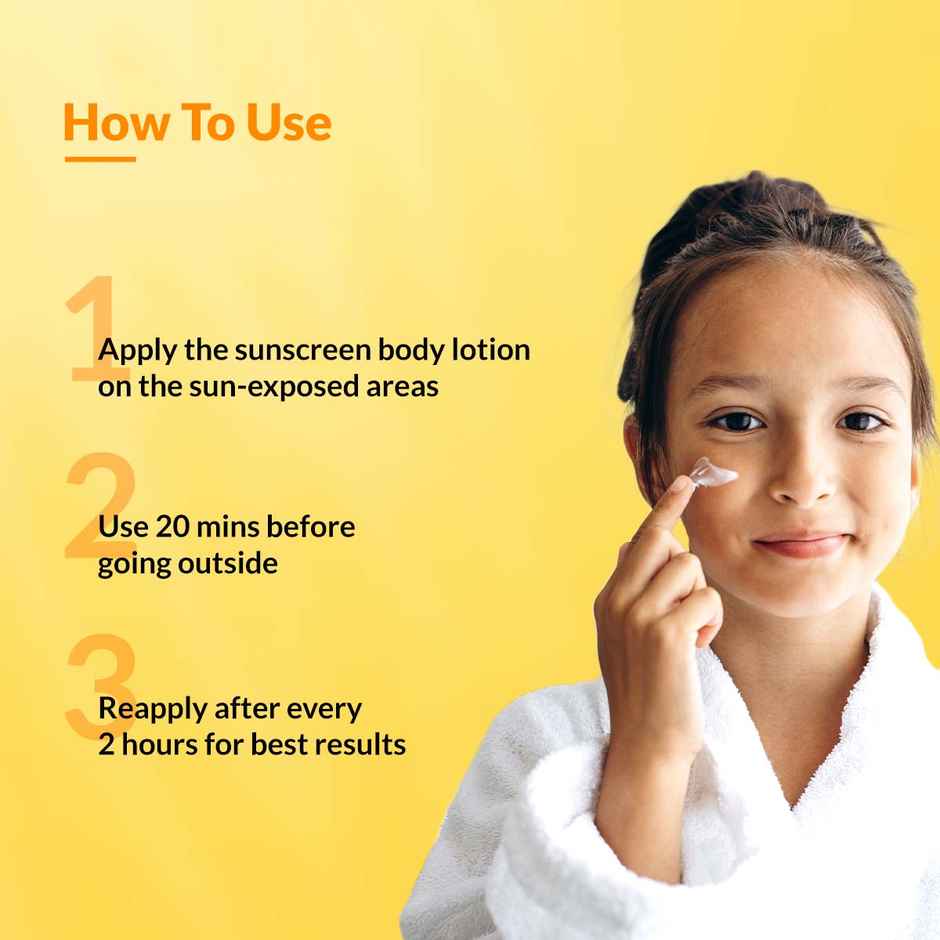 Fixderma Shadow Kids Sunscreen SPF 30+ PA+++ Lotion, Lightweight, UVA-UVB Protection