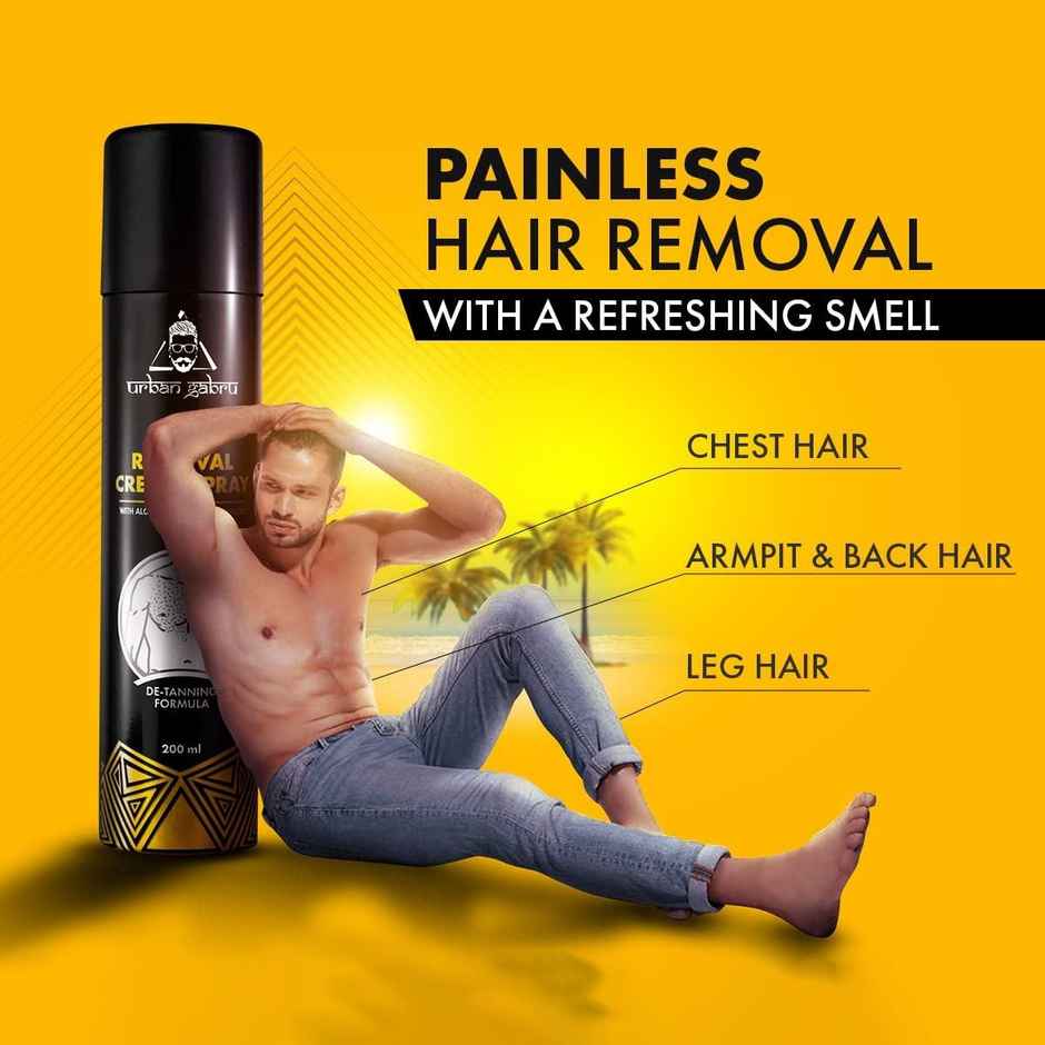 Urban Gabru Hair Removal Cream Spray For Men