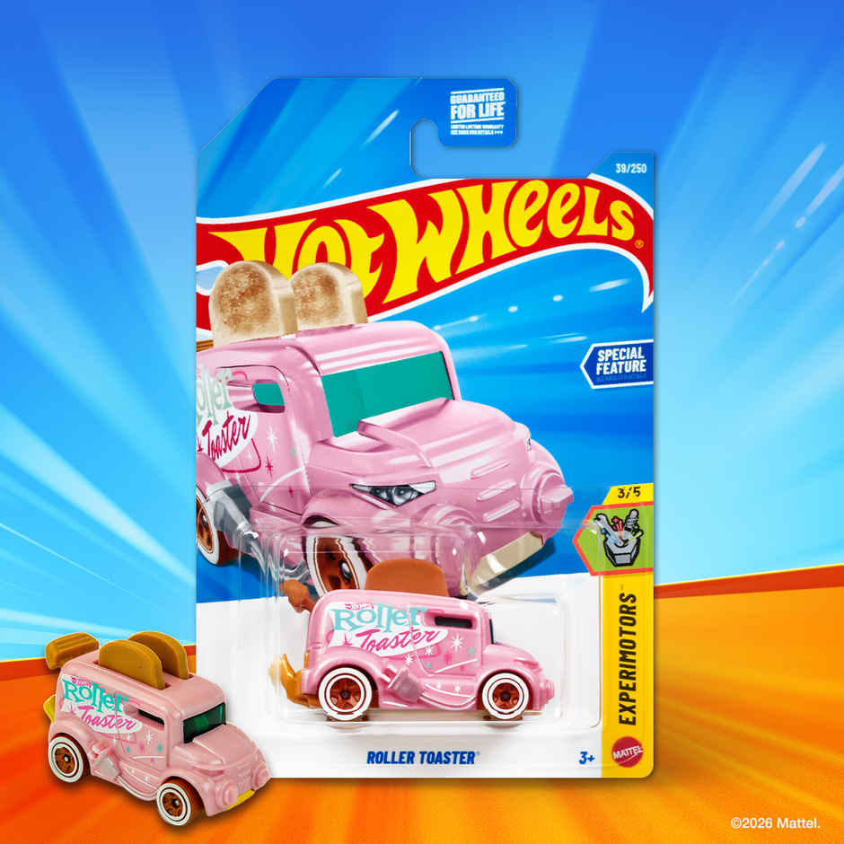 Hot Wheels Worldwide Basic Car | HW Roller Toaster | Toy Car for Kids & Collectors