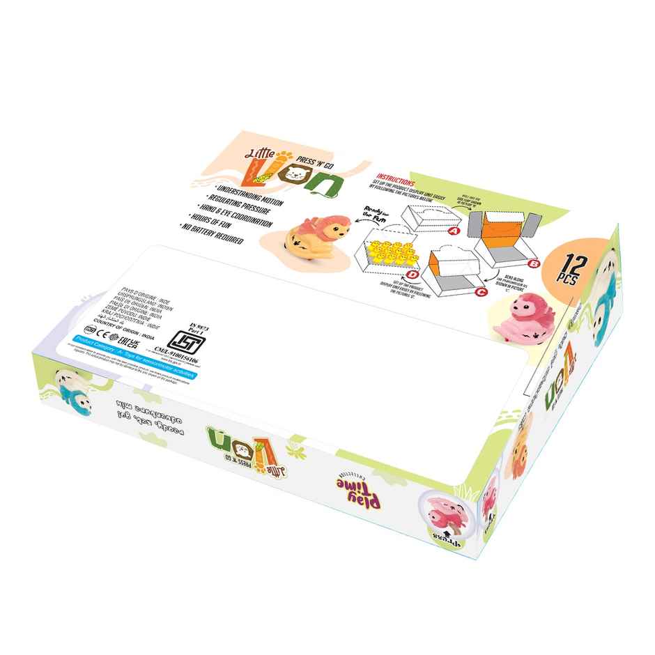 ITOYS Press N Go Lion (Colour May Vary)