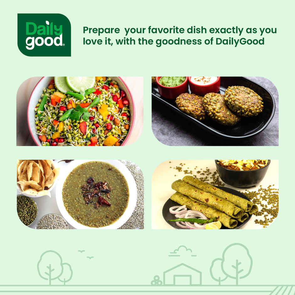 Daily Good Brown Chana(500gms) & Daily Good Unpolished Green Moong Whole(500gms) Combo
