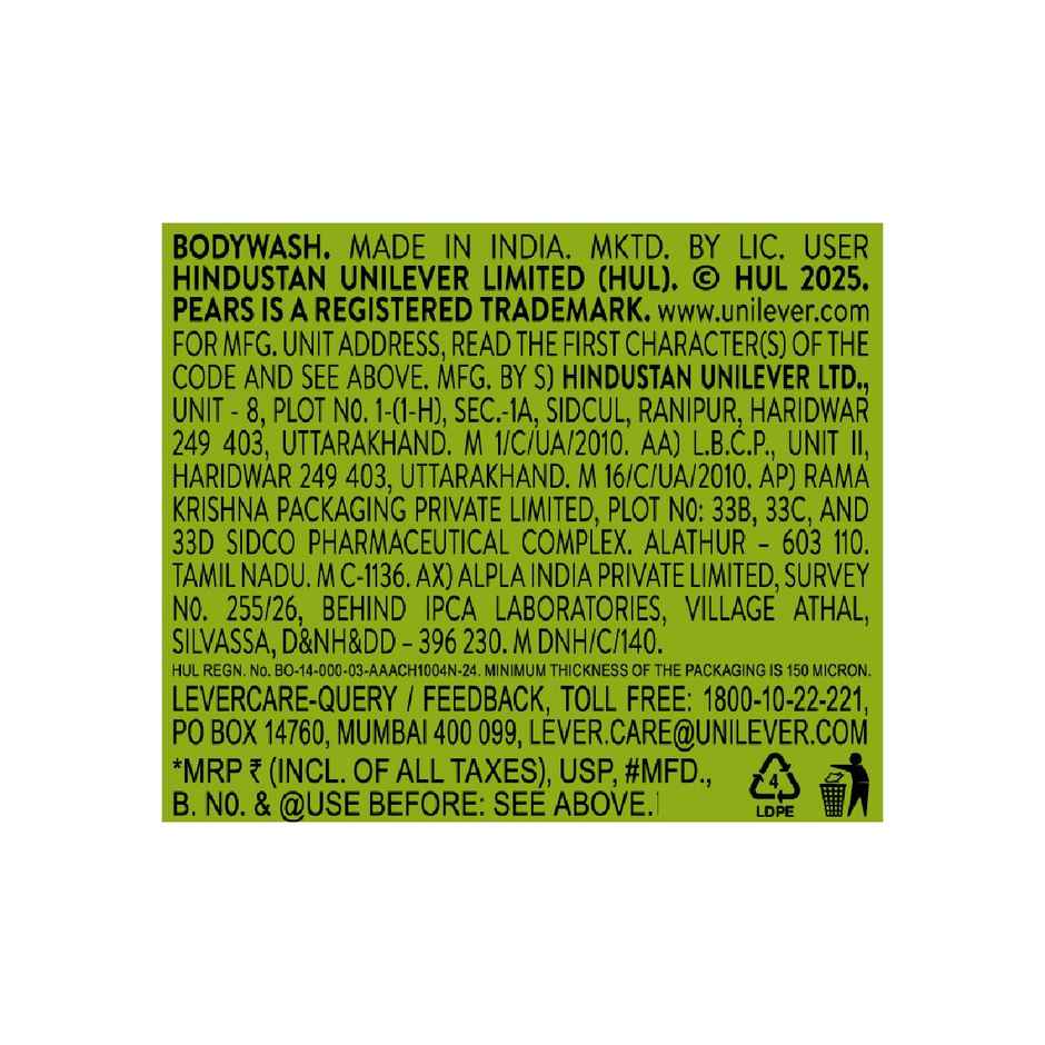 Pears Naturale Detoxifying Aloevera Bodywash
