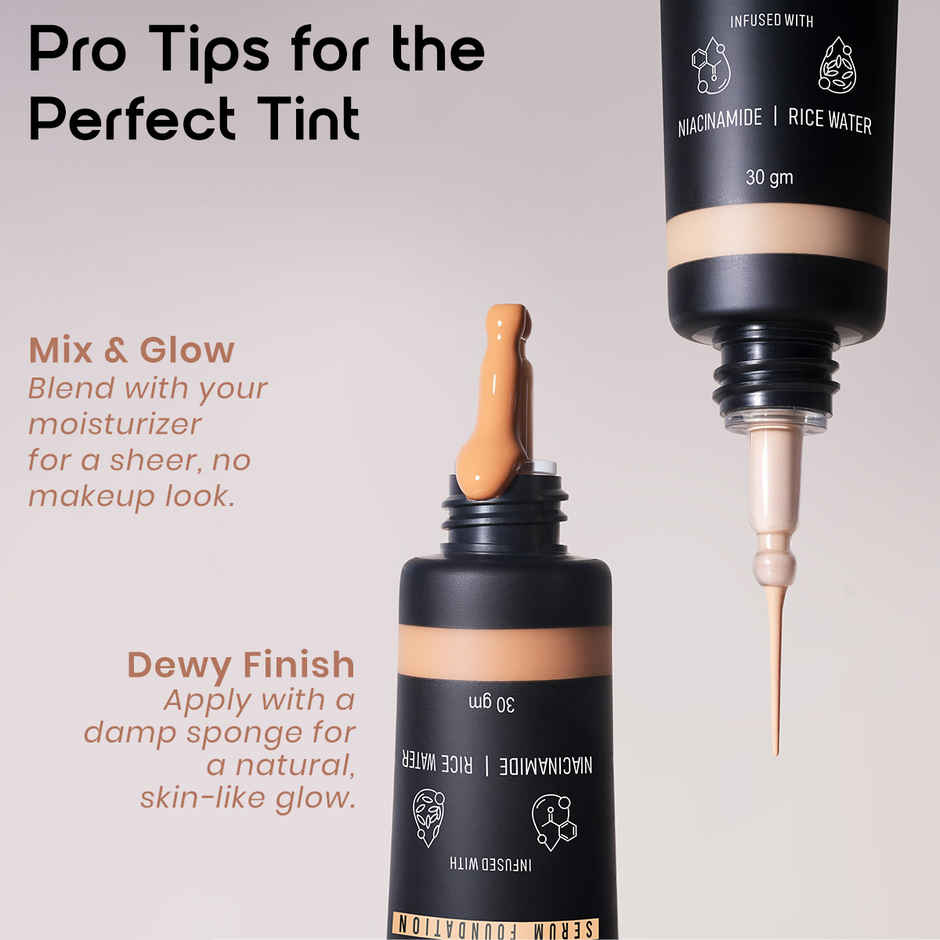 Insight Cosmetics Skin Tint 5In1 Multifunctional Serum Foundation - Filter Coffee