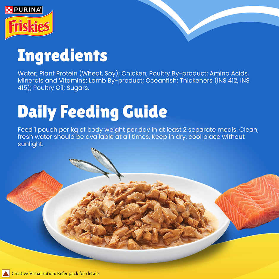 Purina Friskies Gravy Licious Cat Food Ocean Fish Flavour
