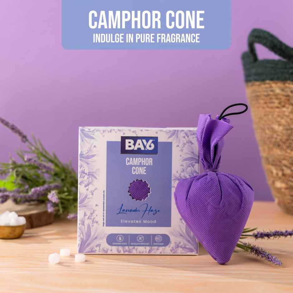 BAY6 Camphor Pocket - Lavender - Refreshing Scent & Mosquito Repellent