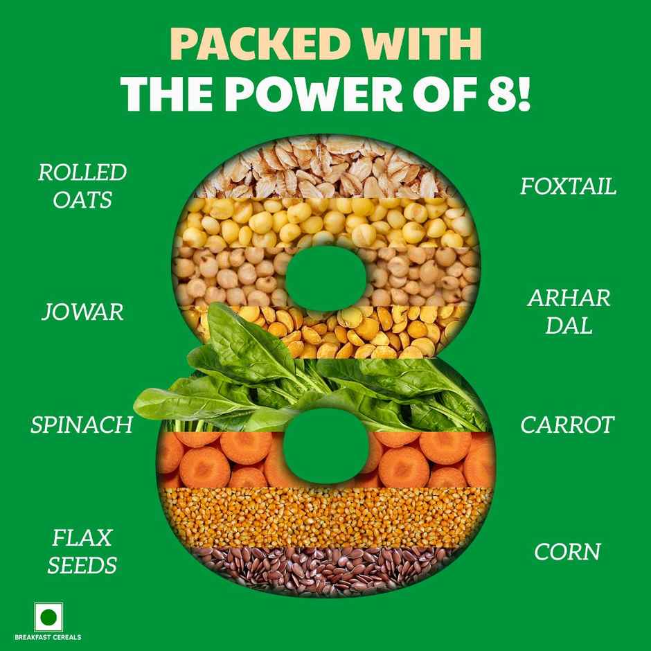 Right Shift Masala Oats, Spinach & Millets | High Protein & Fibre, No preservative