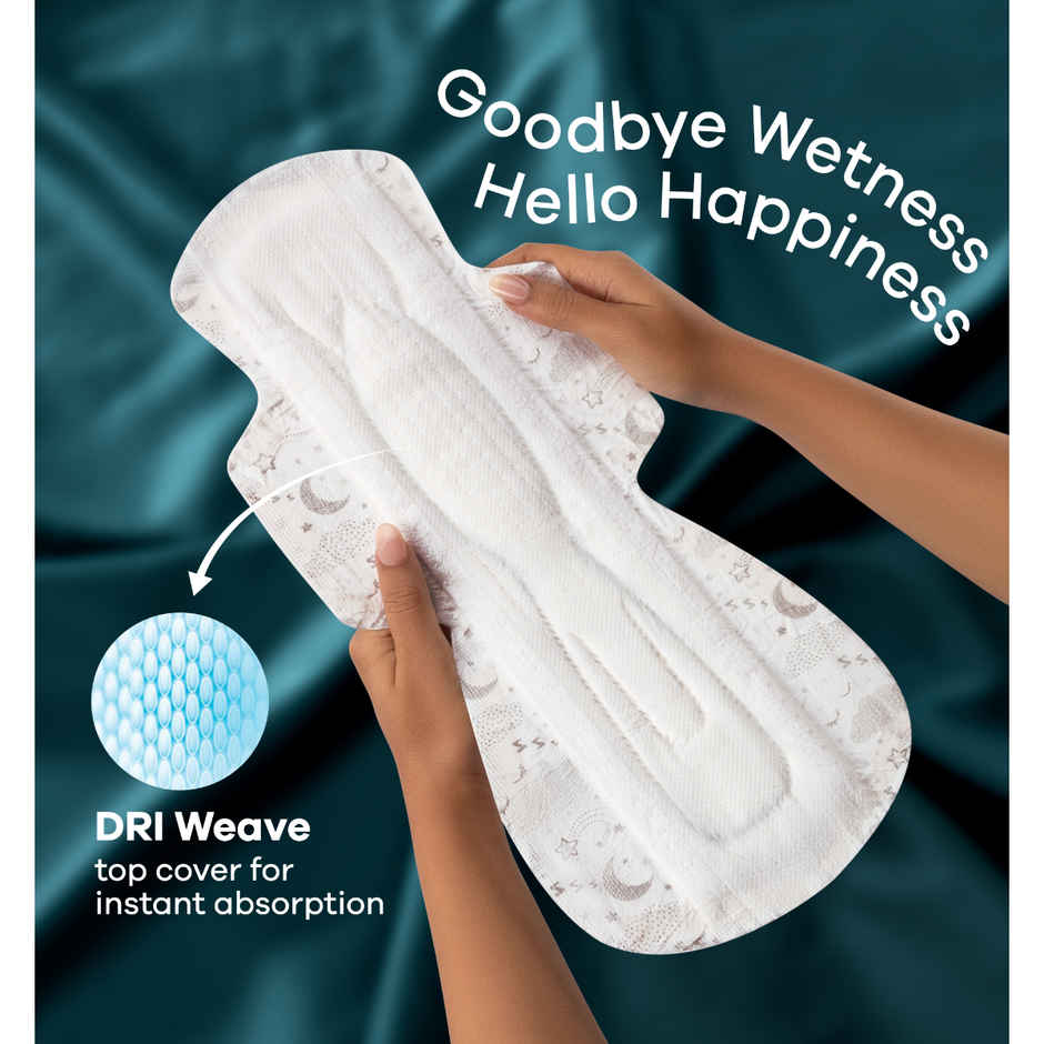 Whisper Bindazzz Nights Sanitary Pads | XXXL | 20 pcs