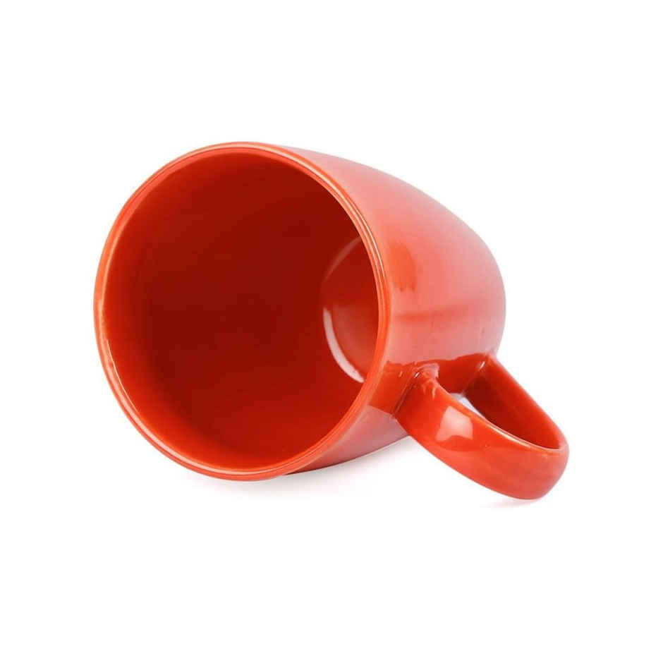 Homez it Ceramic Coffee Mug (250 ml, Red)(Box)