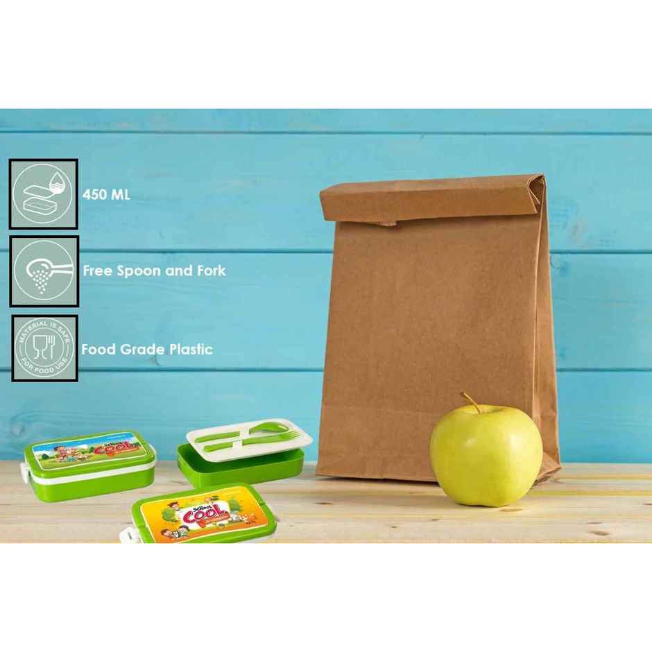 Varmora Flat Kids Lunch Box - Assorted | 450ml