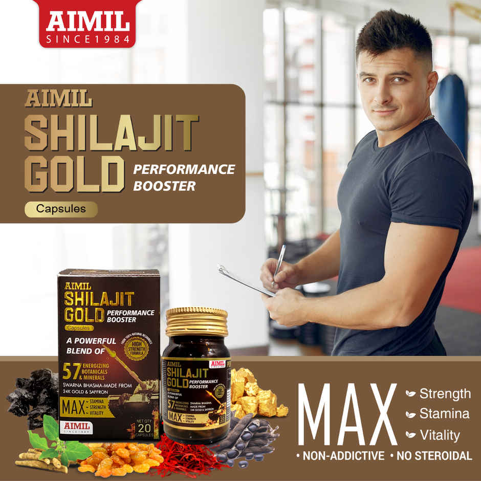 Aimil Shilajit Gold Capsule