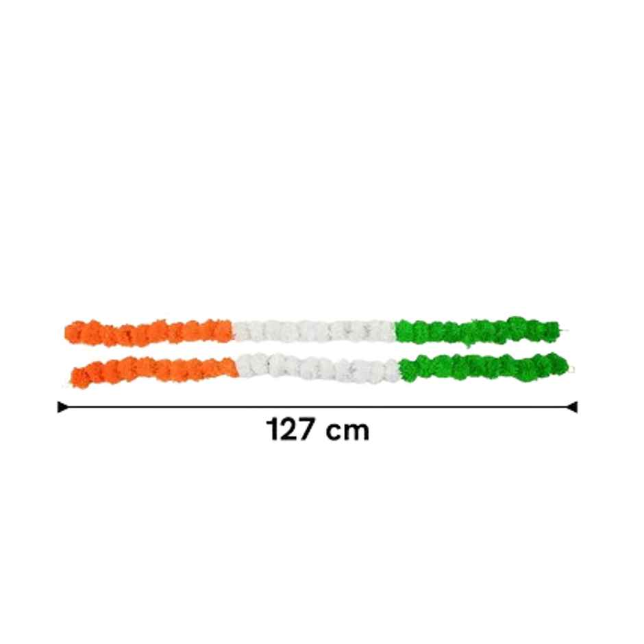 Indian Tricolour Garland Set | Pack of 2 | Tiyu Traditions