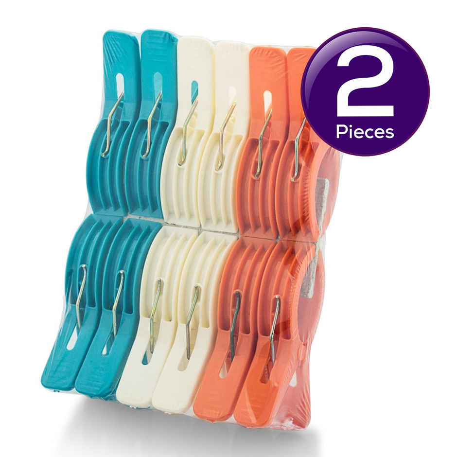 Jatin Creta Plastic Cloth Hanging Clips | Set Of 12 Pcs Combo