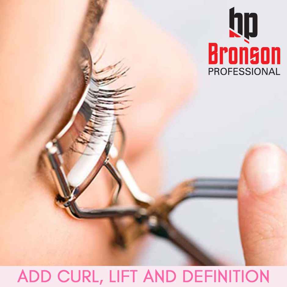 Bronson Professional Premium Eyelash Curler for Smooth, Safe & Perfect Curl | Color May Vary