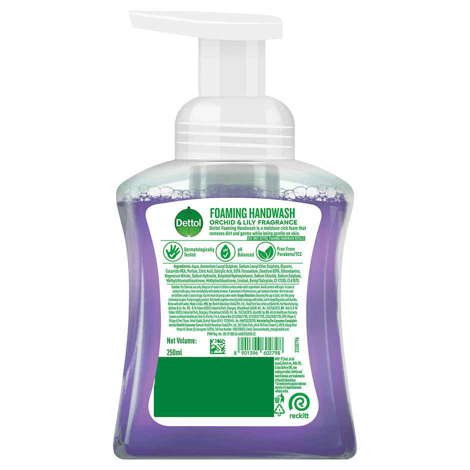 Dettol Foaming Handwash Orchid & Lily Pump