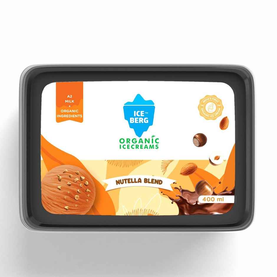 Iceberg Nutella Blend Organic Ice Cream Tub