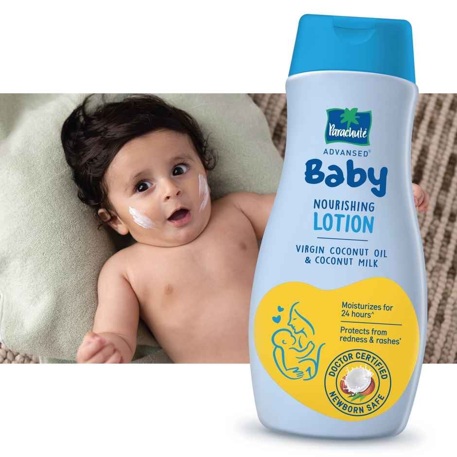 Parachute Advansed Coconut Baby Lotion | 24hr Moisture, pH 5.5