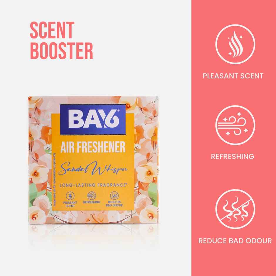 BAY6 Bathroom Air Freshener Blocks - Sandal - Long Lasting Fragrance