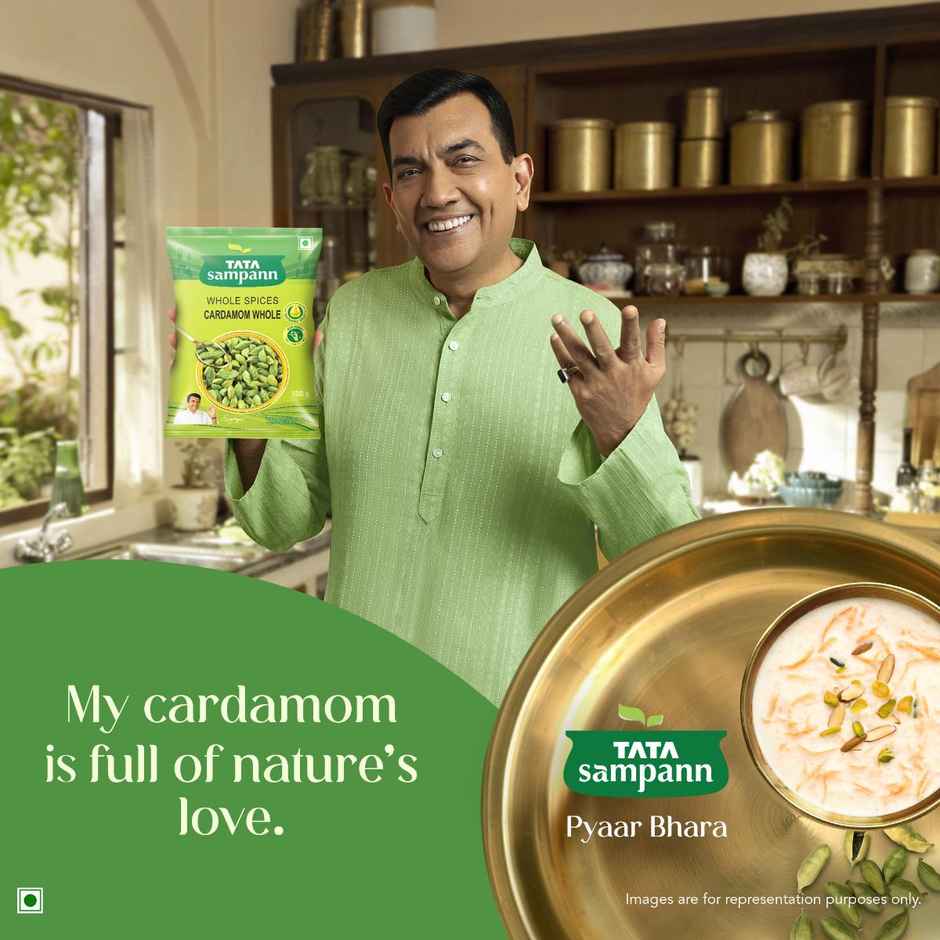 Tata Sampann Cardamom Whole, Sweet Aroma & Rich Flavour