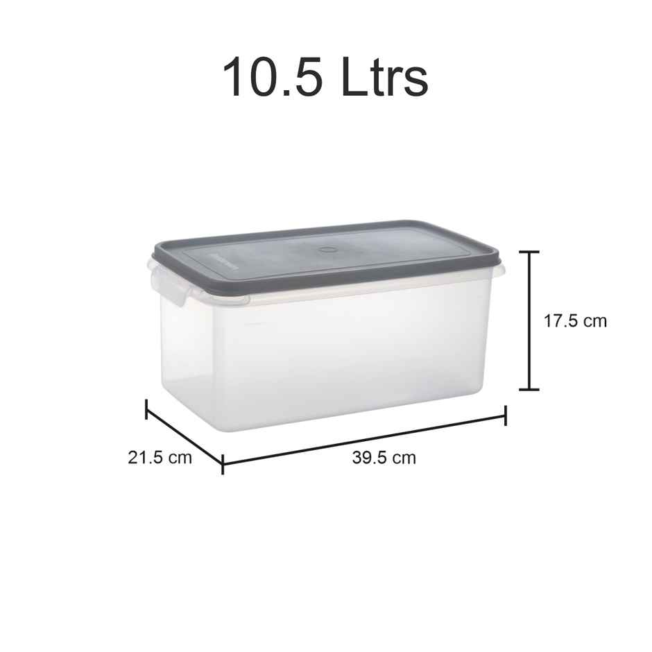 Joyo Fresherware Rectangle Multipurpose Container|Food Grade|Airtight|Leakproof-10.5 Ltr- Assorted