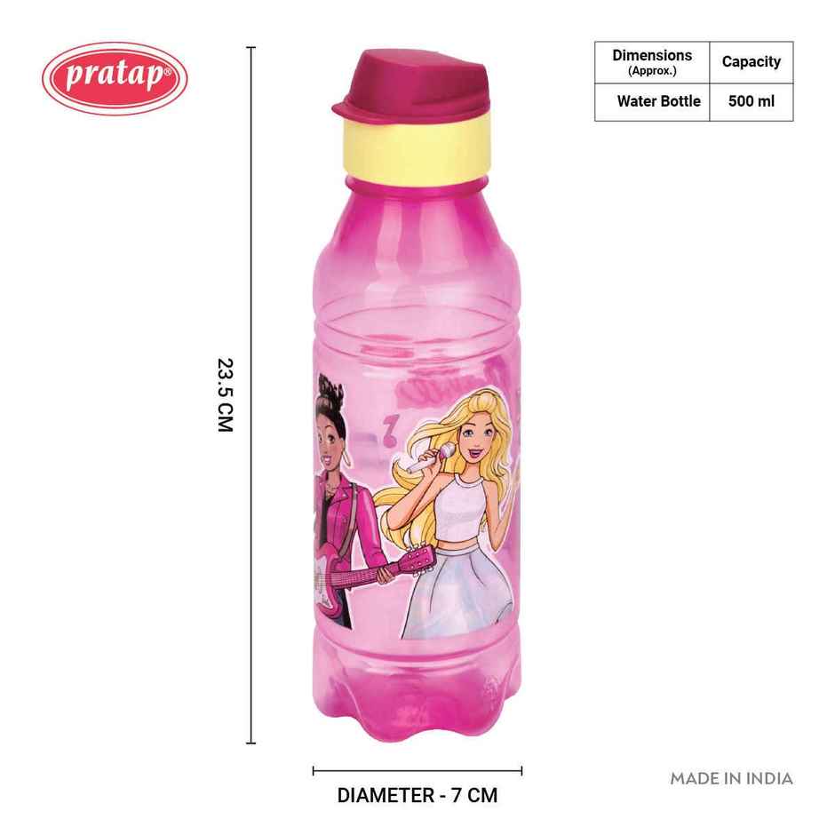Barbie Rocket 500 Kids , BPA Free Flip Top Sipper Bottle | PRATAP