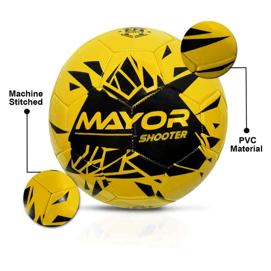 Mayor Shooter Football (Size-5, Yellow)