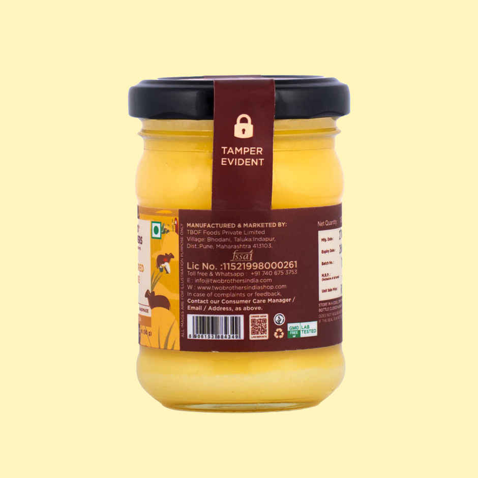 Two Brothers Desi Gir Cow Cultured Ghee