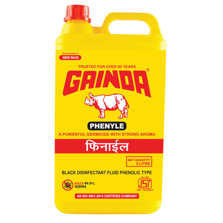Gainda Black Phenyle Surface Disinfectant, Floor Cleaner Kills 99.9% Germs