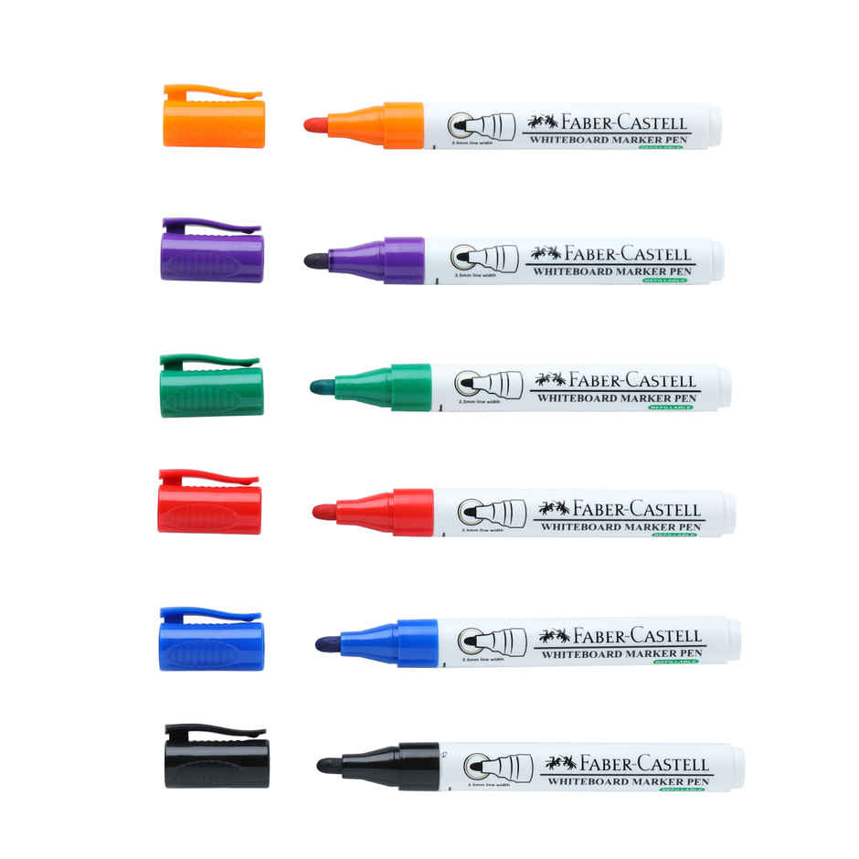 Faber-Castell Whiteboard Marker Set (Pack Of 6)