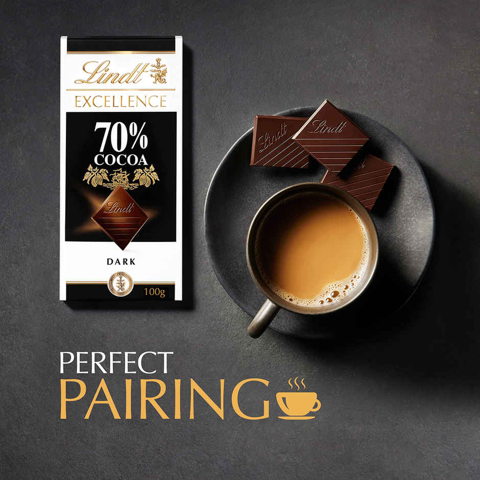 Lindt Excellence 70 % Cocoa Dark Chocolate