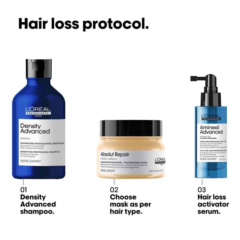 L’Oréal Professionnel Density Advanced Shampoo for Thinning Hair Visibly Increases Volume