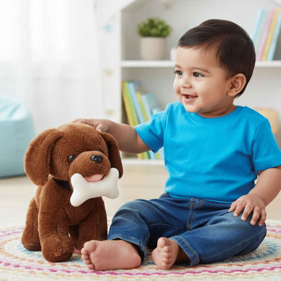 ToyTales Hungry Dog Plush Toy | Stuffed Animal Soft Toy | Birthday Gift for Kids | Gift Baby | 40cm