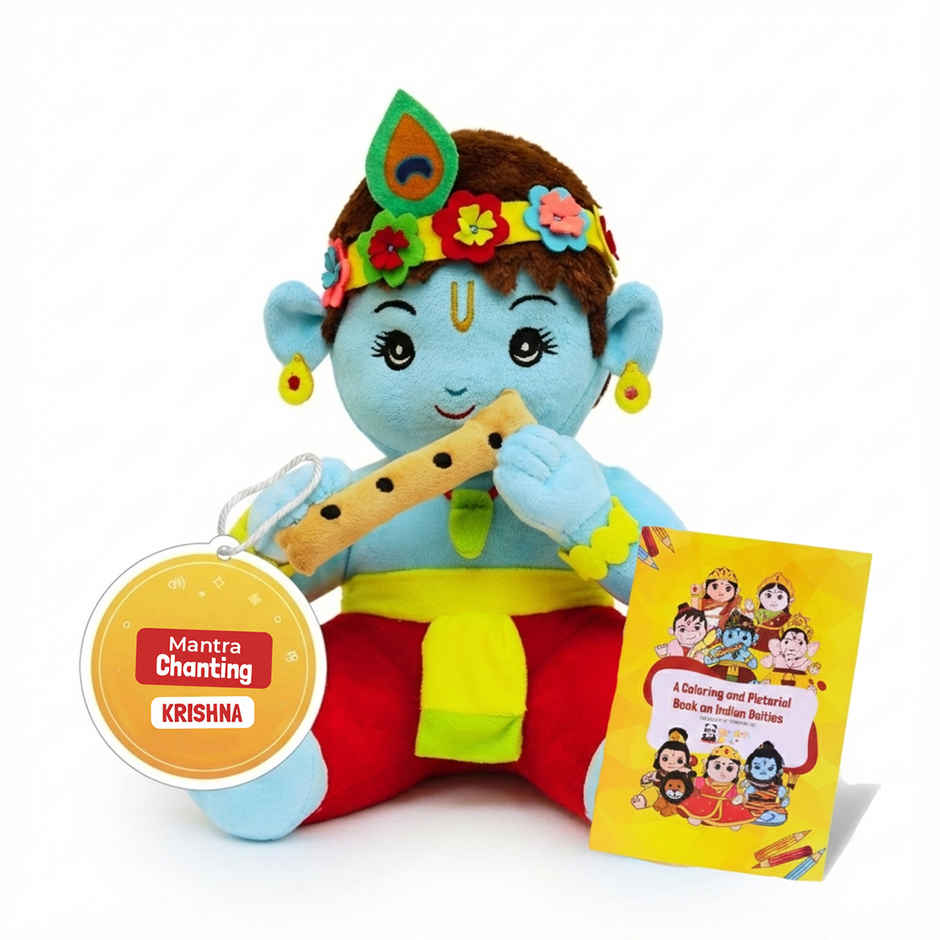 Panda's Box Mantra Chanting Baby Krishna | Medium - 28 cm