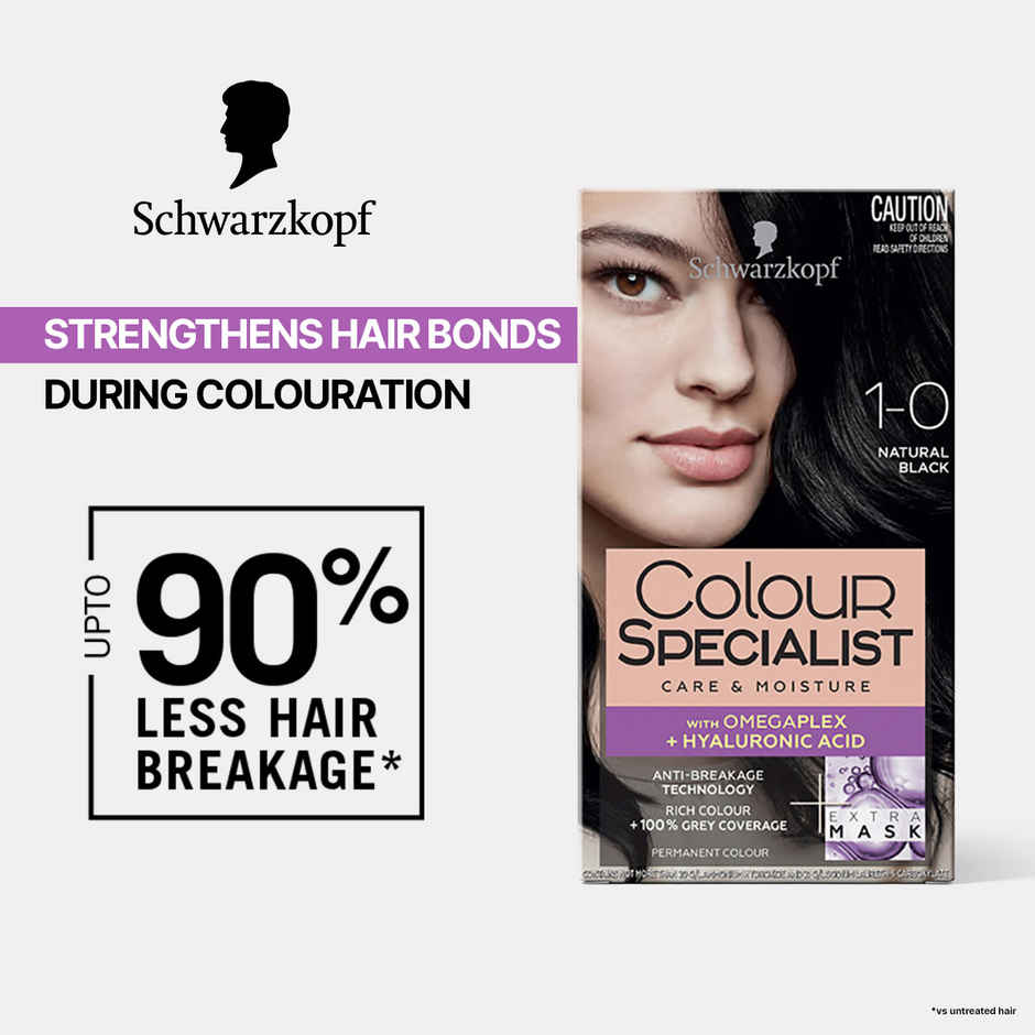 Schwarzkopf Colour Specialist Permanent Hair Colour 1-0 Opulent Black