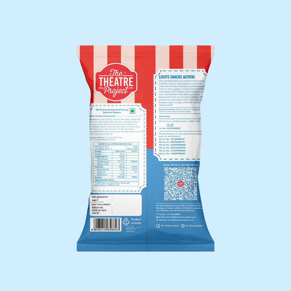 The Theatre Project  Popcorn Caramel Pouch