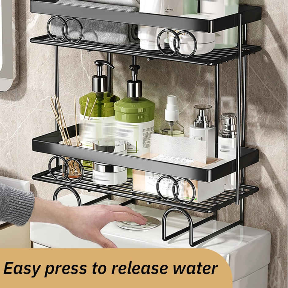 Zedak Shelf  | Rack | Storage Organizer for Bathroom | Wall Mounted