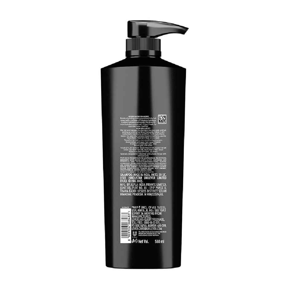 Tresemme Hydra Matrix Shampoo | Polyglutamic Acid for 100H of Hydrated, Fluid Hair | Paraben Free