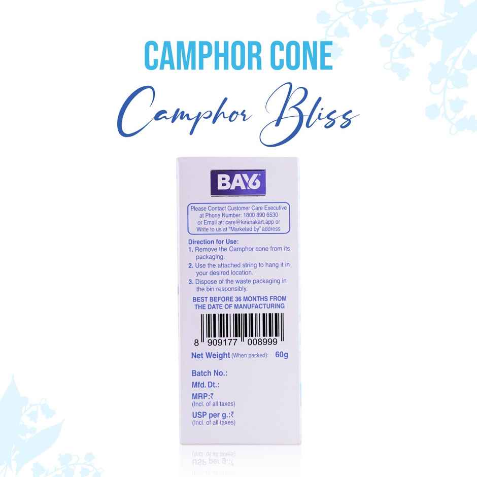 BAY6 Camphor Pocket - Original - Refreshing Scent & Mosquito Repellent