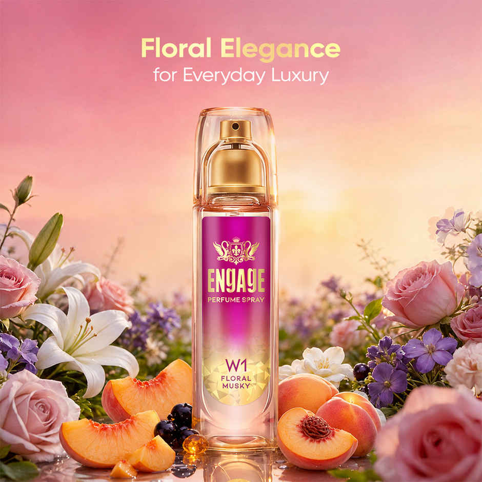 Engage W1 Perfume Spray for Women | Fruity & Floral | 24 hr Freshness | Long Lasting