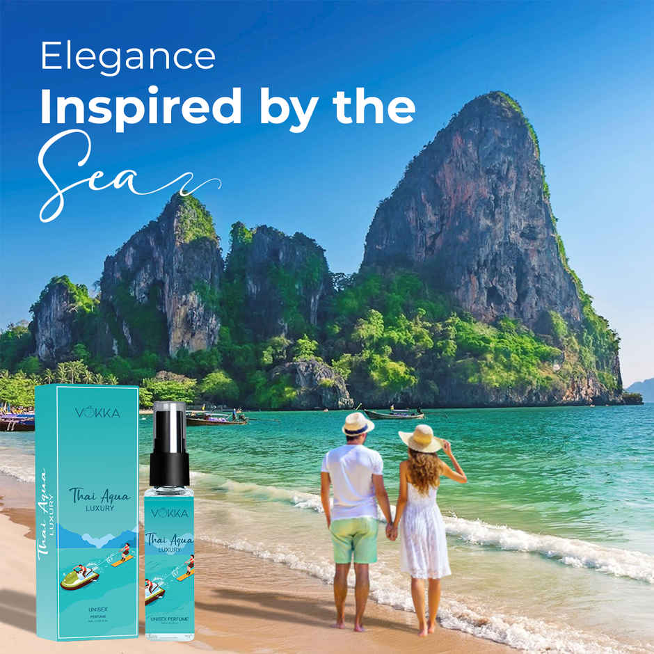 Vokka Pocket Perfume Thai Aqua Unisex Luxury Aqua Sandalwood