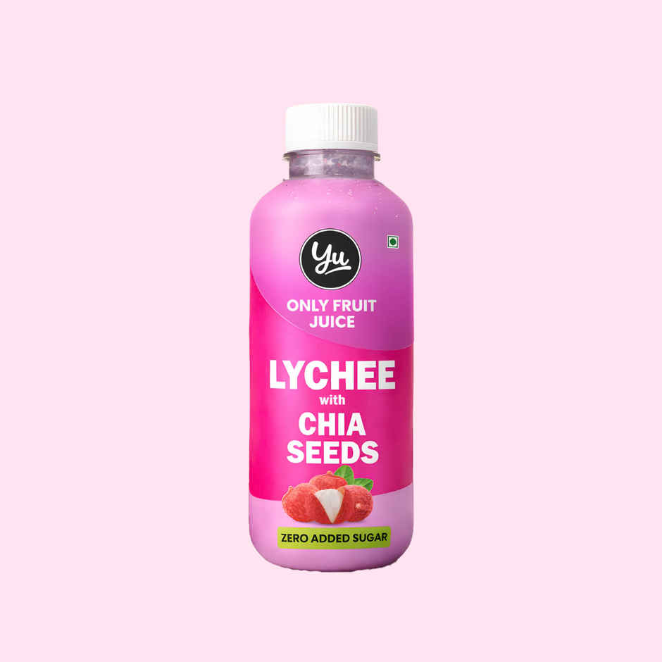 Yu Lychee With Chia Seeds | Only Fruit Juice