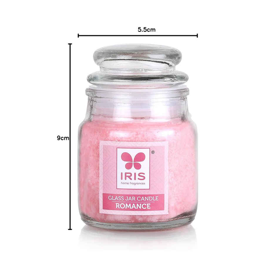IRIS Romance Scented Glass Jar Candle