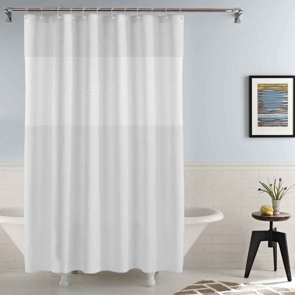 Story@Home 1 U Shower Curtains | White